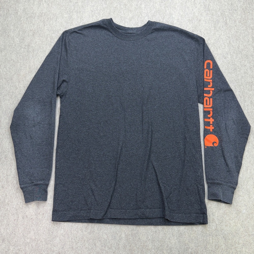 Carhartt Shirt Mens M Gray Long Sleeve Workwear Streetwear Gorpcore Casual Layer